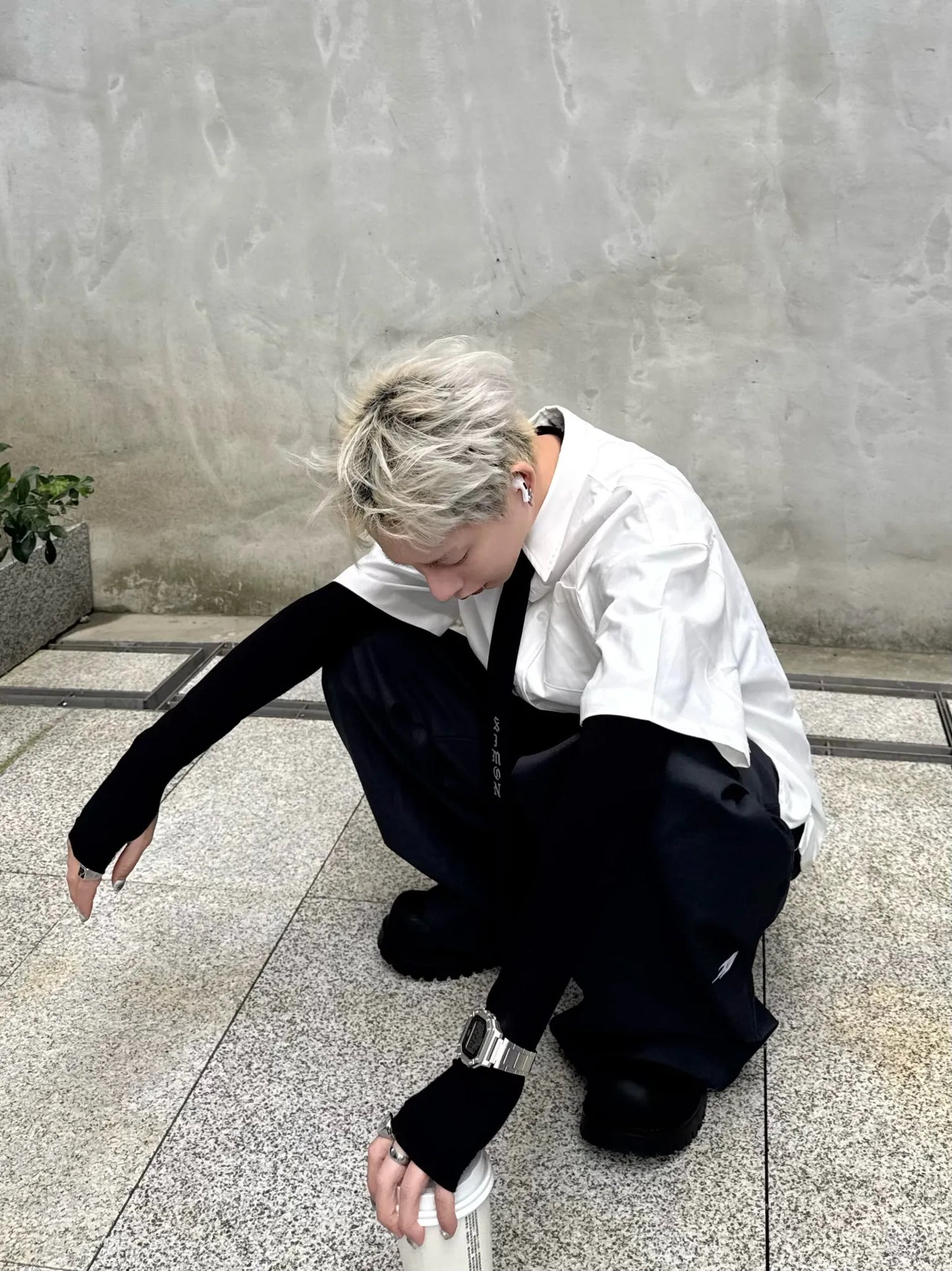 SIMON MADE TS-2509 日常生活 BOXY 牛津 短袖 襯衫