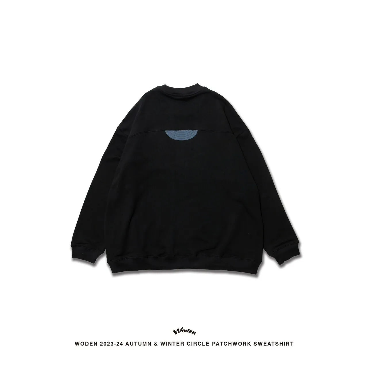 WODEN 2023-24 AUTUMN & WINTER 006 CIRCLE PATCHWORK SWEATSHIRT