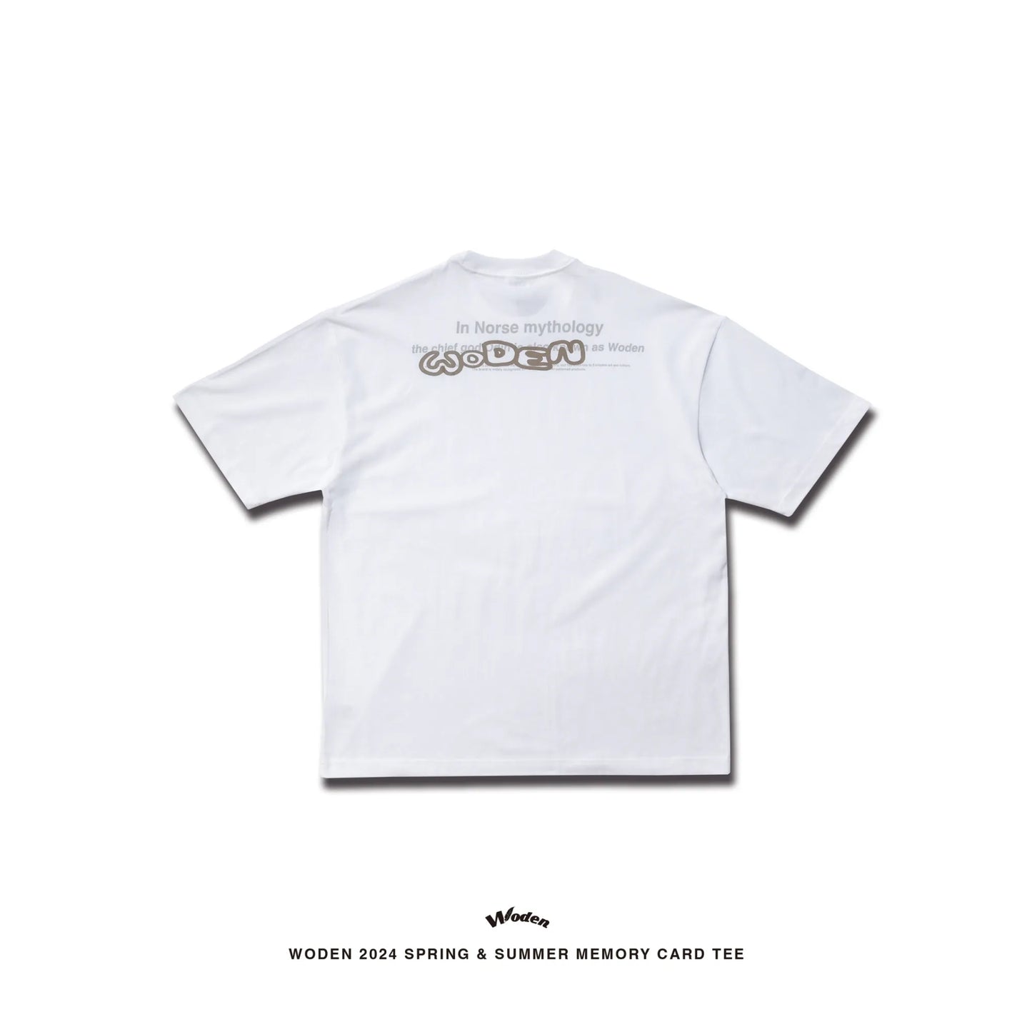 WODEN 2024 SPRING & SUMMER MEMORY CARD TEE