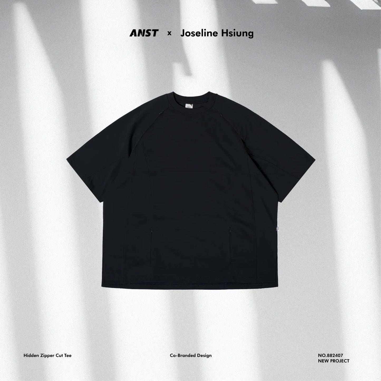 ANST X JOSELINE HSIUNG HIDDEN ZIPPER CUT TEE 882407