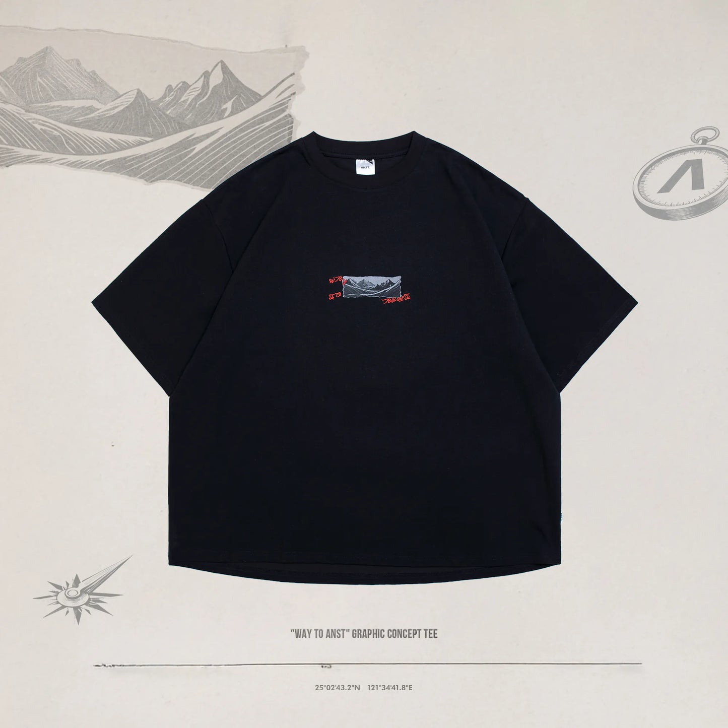 ANST "WAY TO ANST" GRAPHIC CONCEPT TEE 882518