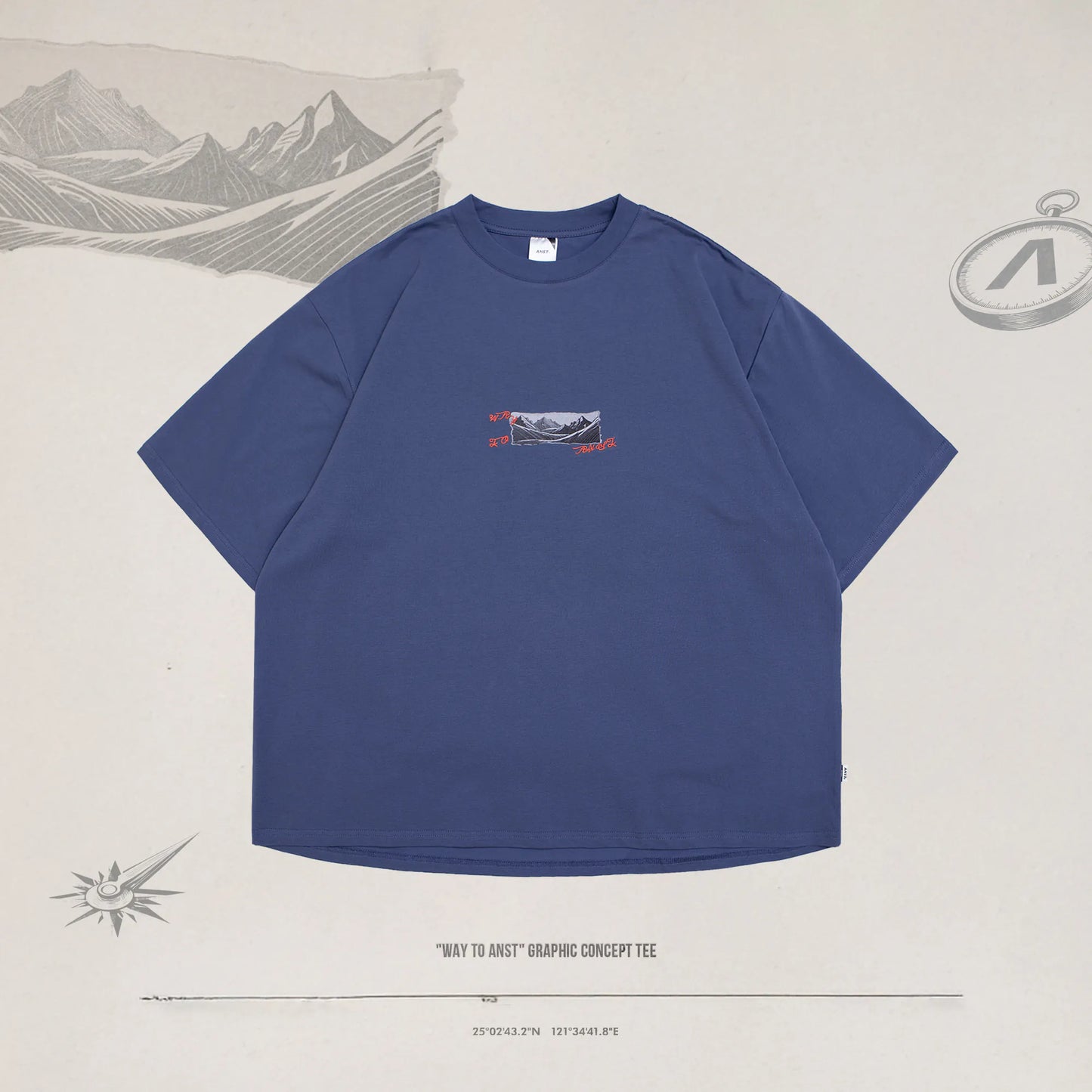 ANST "WAY TO ANST" GRAPHIC CONCEPT TEE 882518
