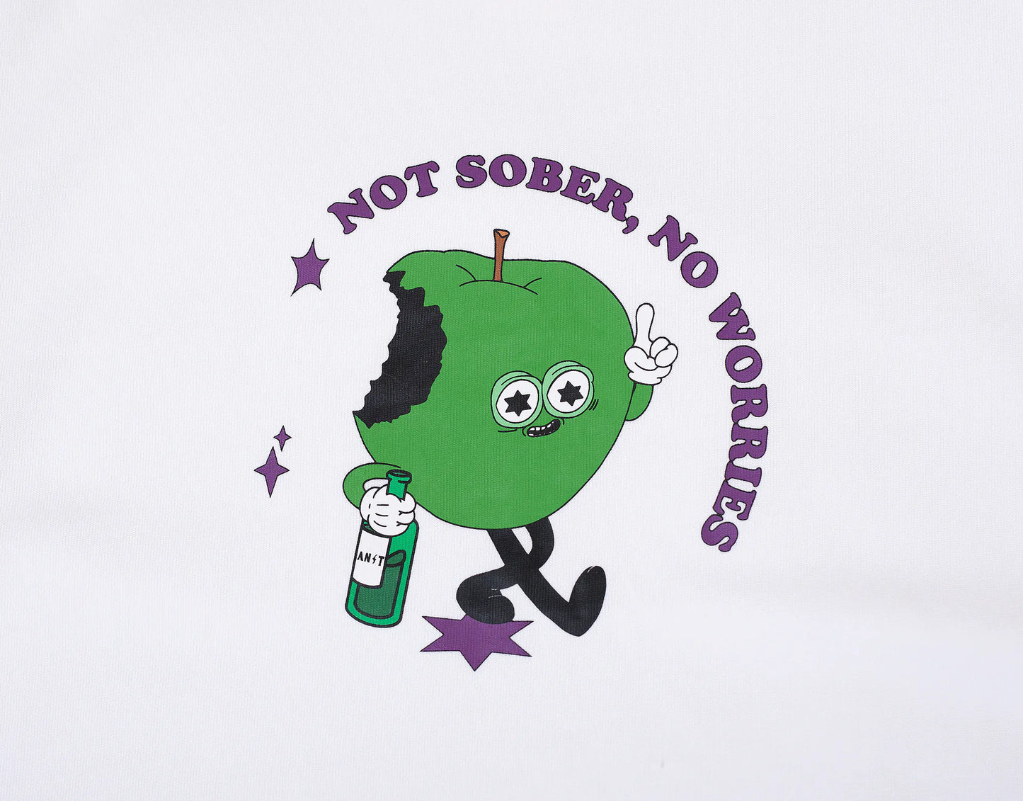 ANST APPLE-DRUNK & CAREFREE TEE
