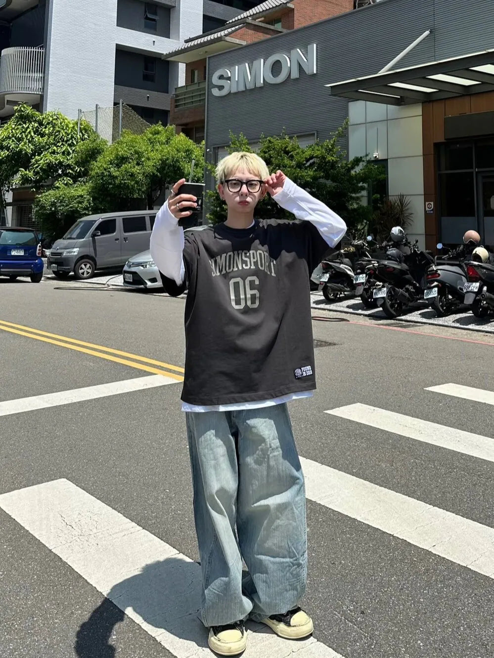 SIMON MADE TS-2523-01 90’S 經典 籃球 短T