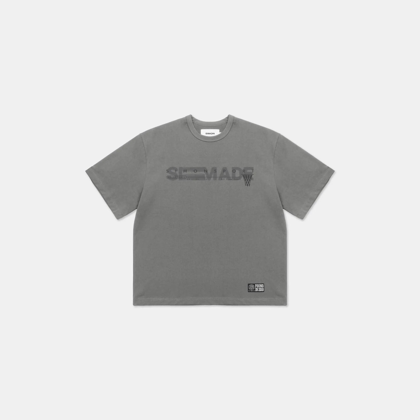 SIMON MADE TS-2523-03 區域防守 籃球 短T