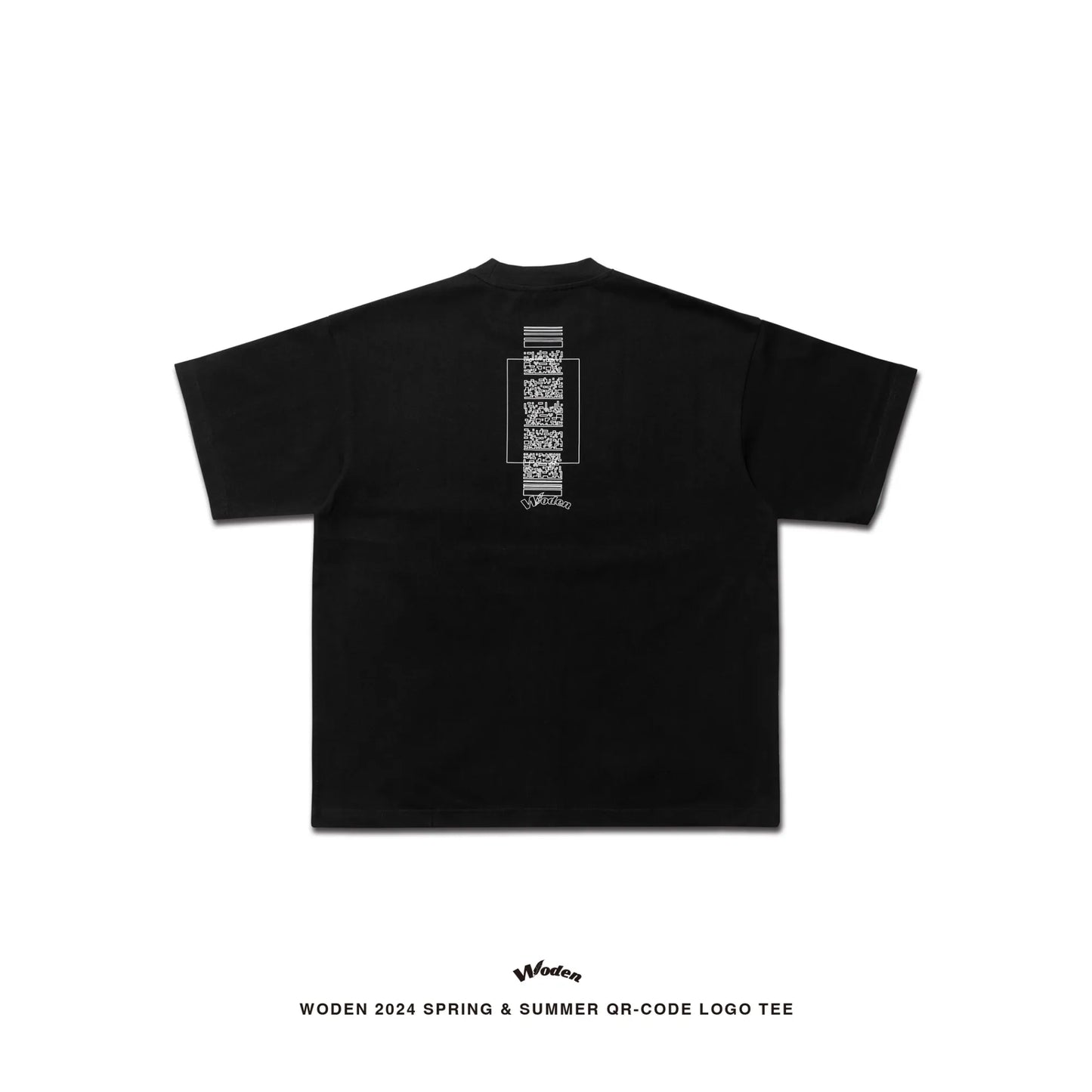WODEN 2024 SPRING & SUMMER QR-CODE LOGO TEE