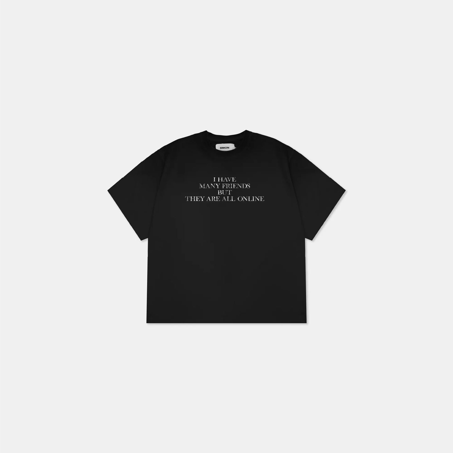 SIMON MADE TS-2510-01 MANIFESTO 復古 擦髒 標語 短T