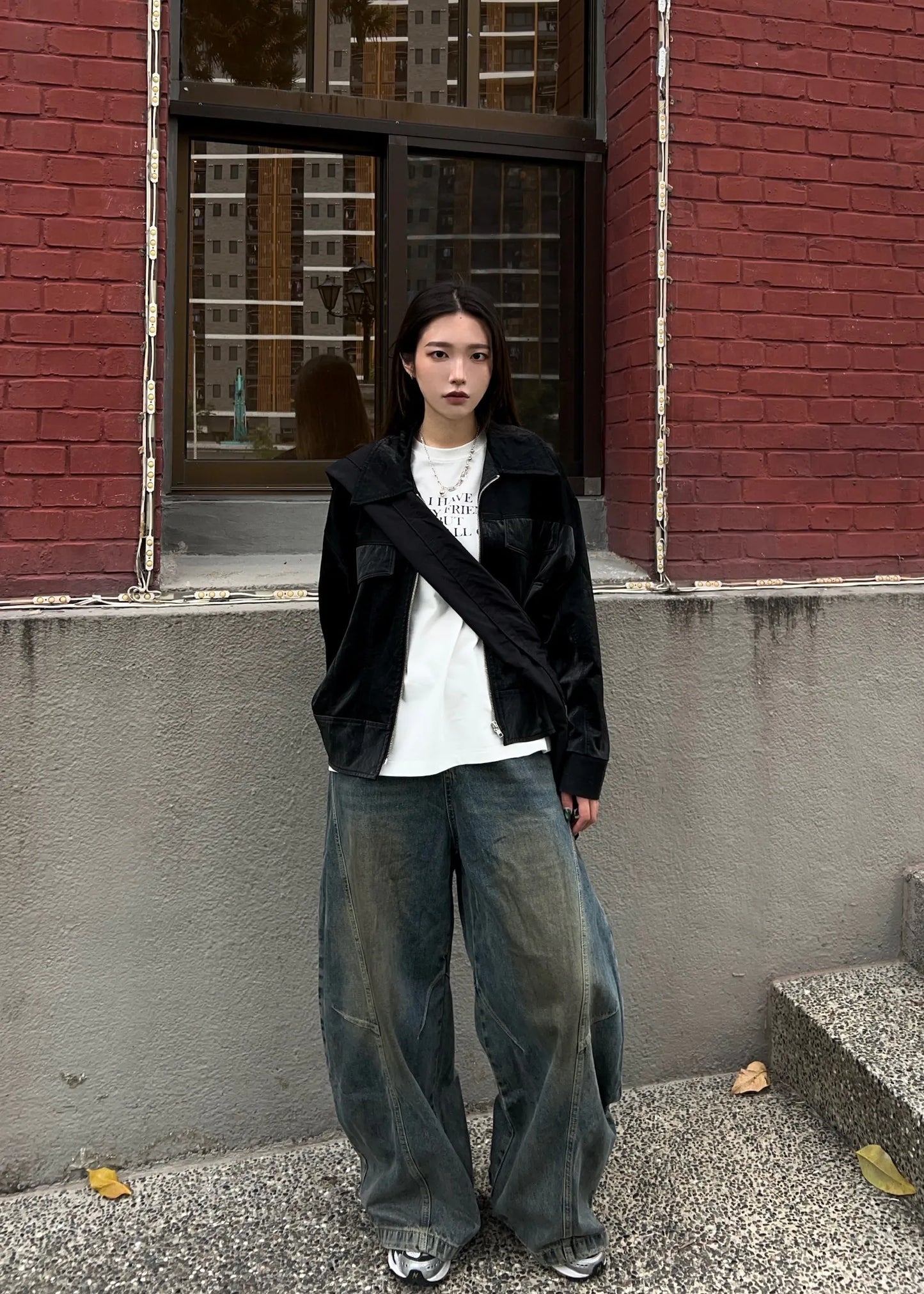 SIMON MADE TS-2510-01 MANIFESTO 復古 擦髒 標語 短T