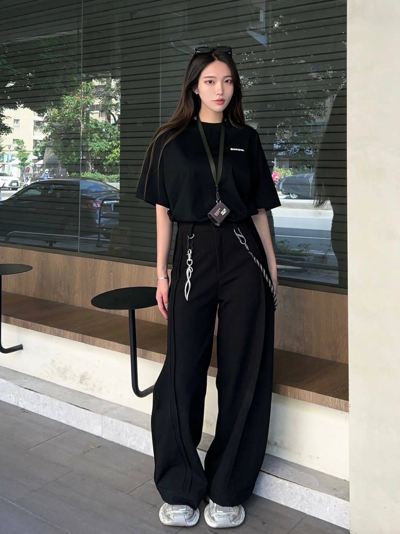 SIMON MADE TS-2507 行走泳池 基礎 LOGO 涼感 冰絲 瞬間涼感 短T