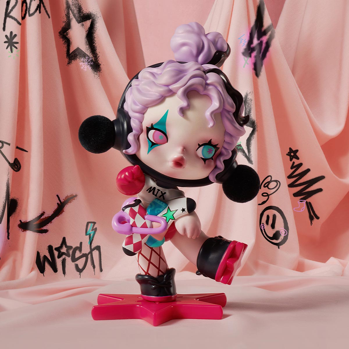 SKULLPANDA聖誕襪手辦