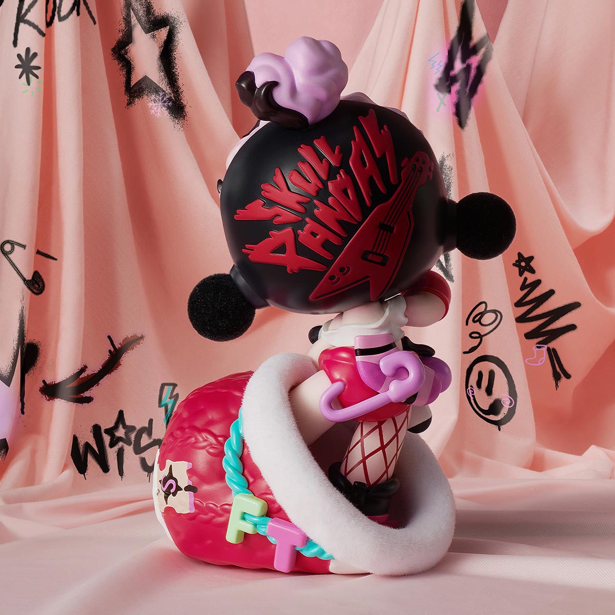 SKULLPANDA聖誕襪手辦
