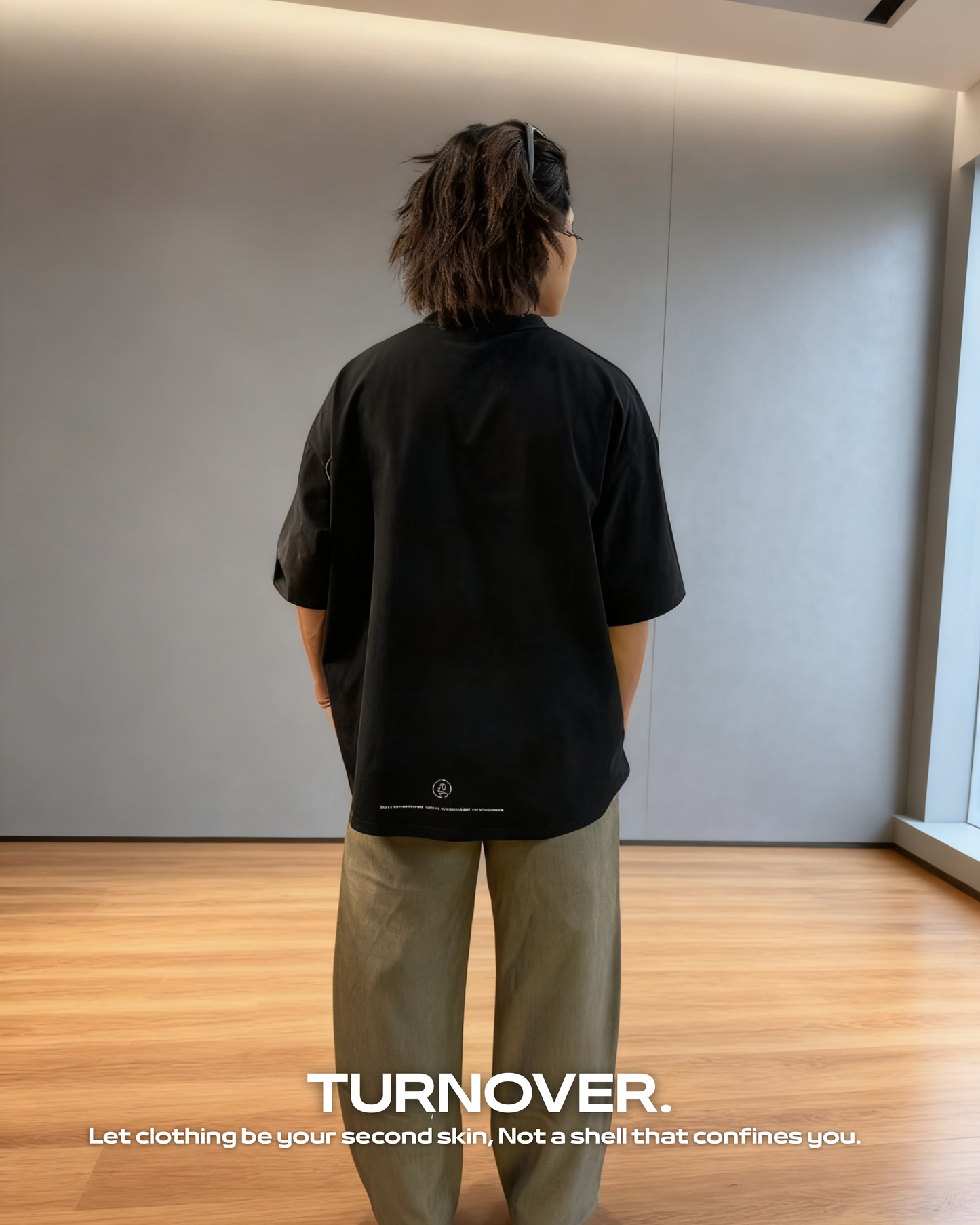 TURNOVER 2025AW Vert Noir Trousers “25AW-LP7 青墨行履”