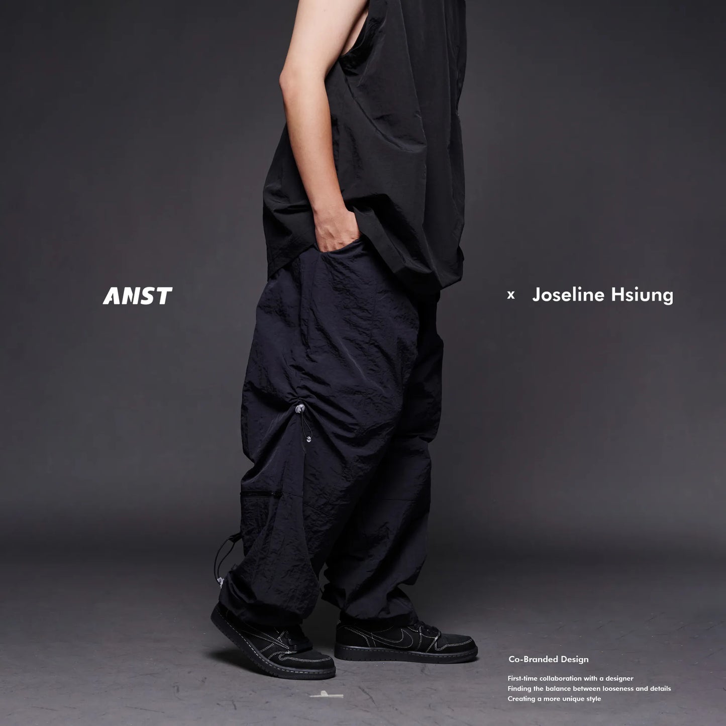 ANST X JOSELINE HSIUNG 6-POCKET DRAWSTRING PANTS
