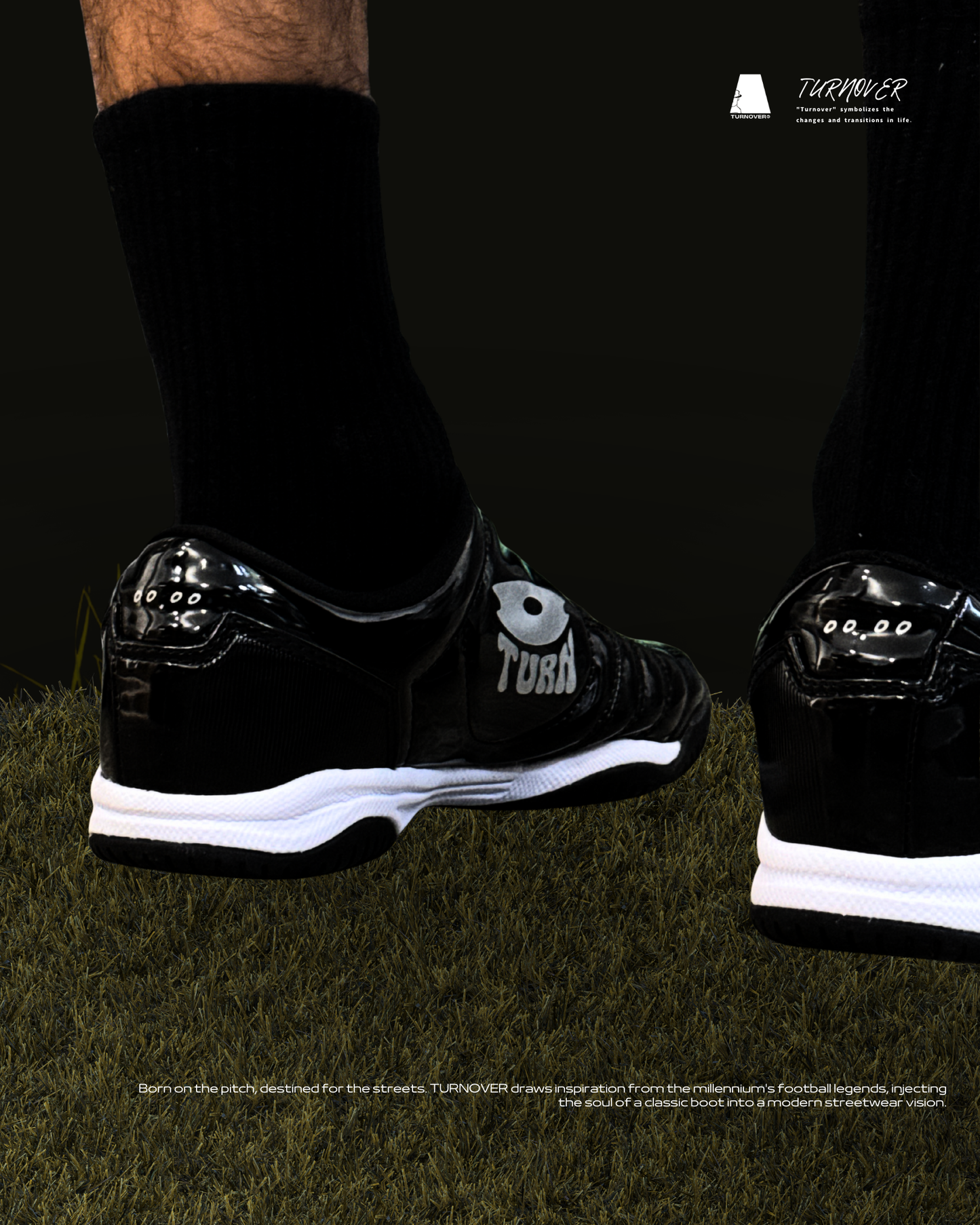 TURNOVER T90 DARK KNIGHT 足球鞋