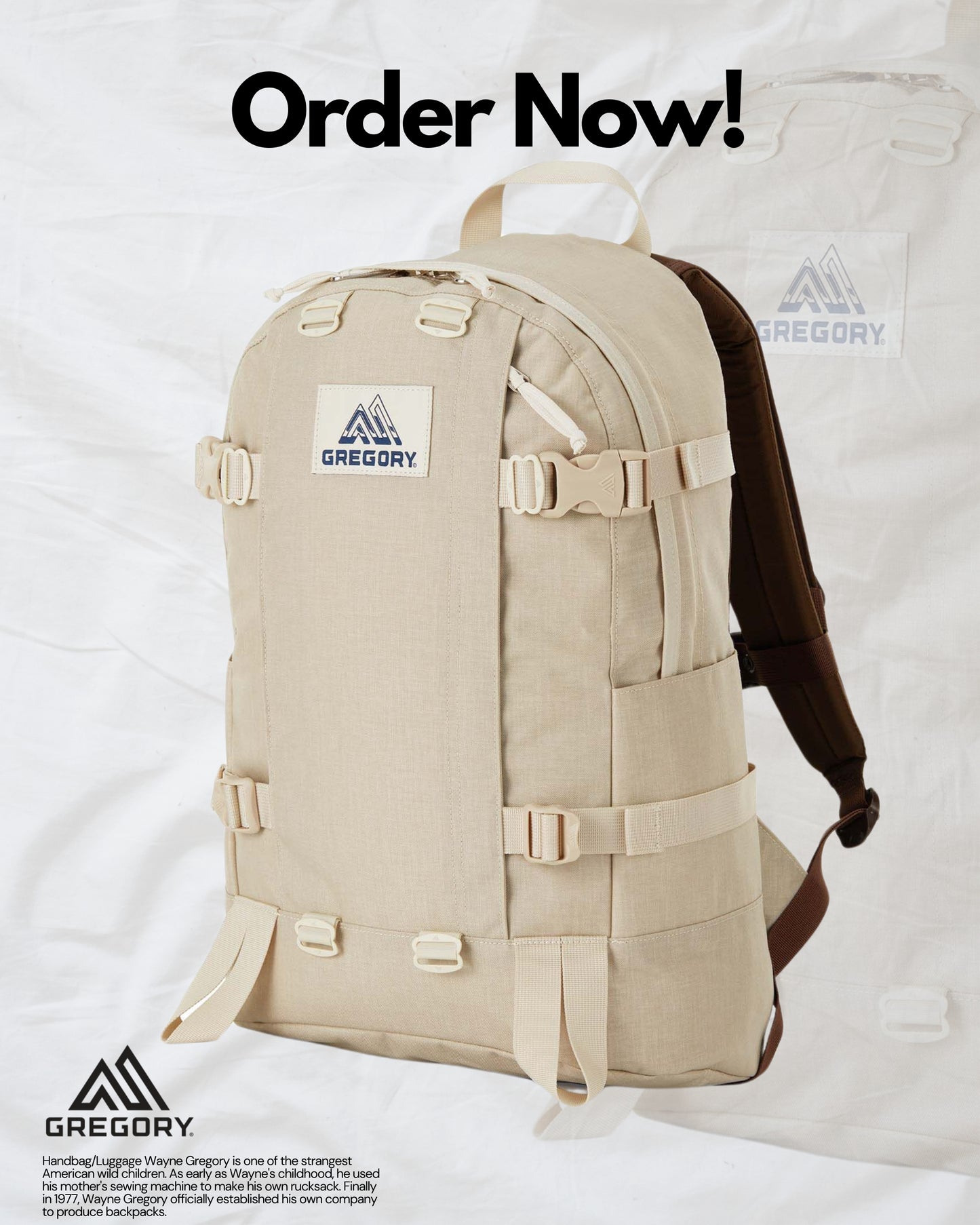 GREGORY 22L SNAD BEIGE