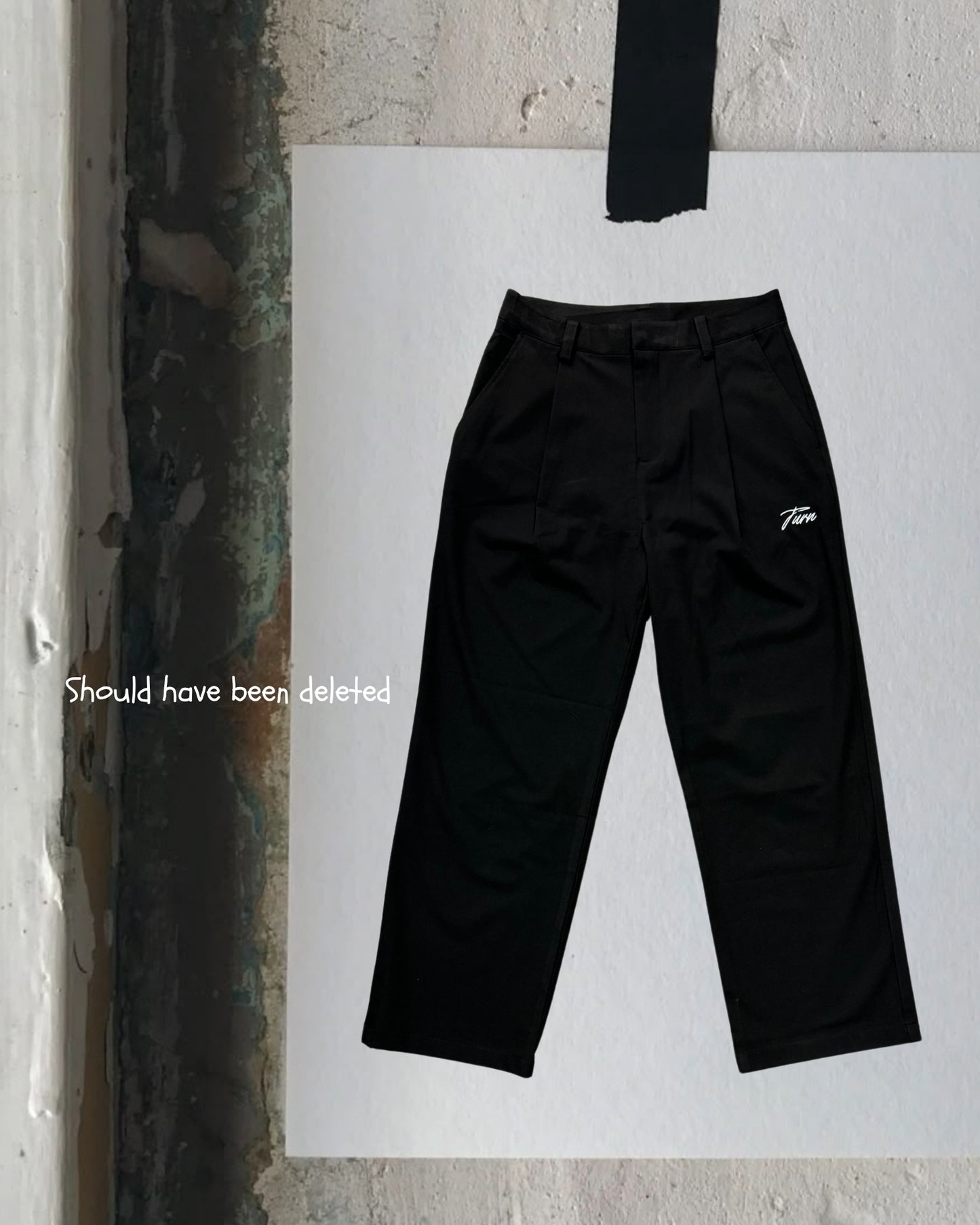 TURNOVER 2025SS Plead Pants
“25SS-LS8 紳士摺學西褲 ”
