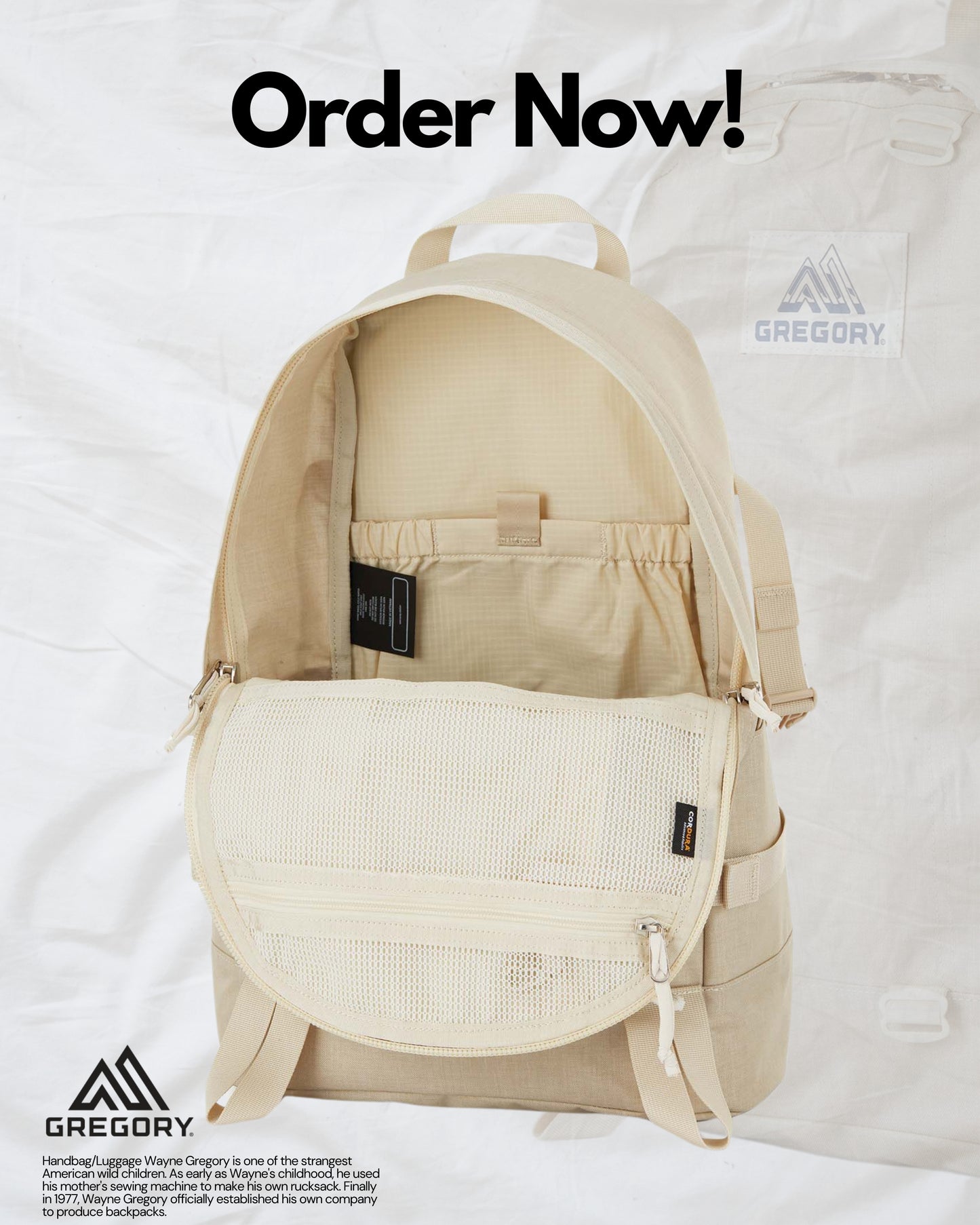 GREGORY 22L SNAD BEIGE
