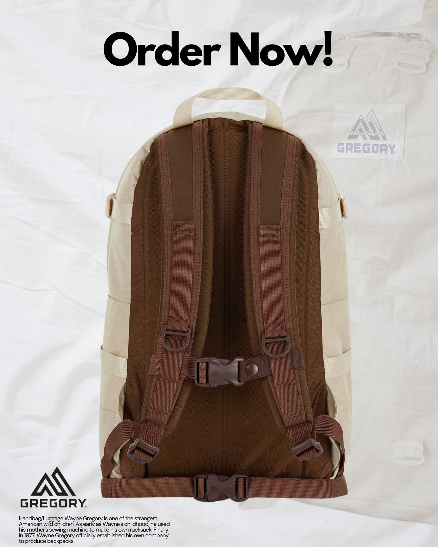 GREGORY 22L SNAD BEIGE