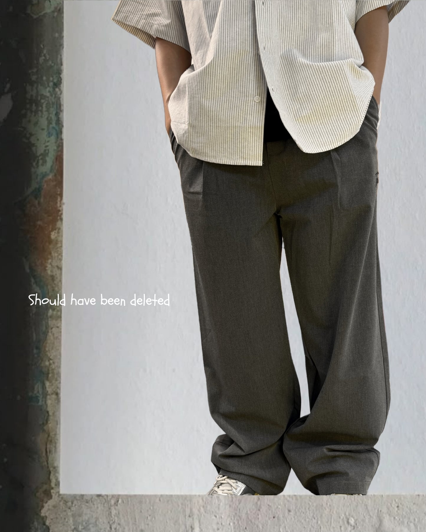 TURNOVER 2025SS Plead Pants
“25SS-LS8 紳士摺學西褲 ”