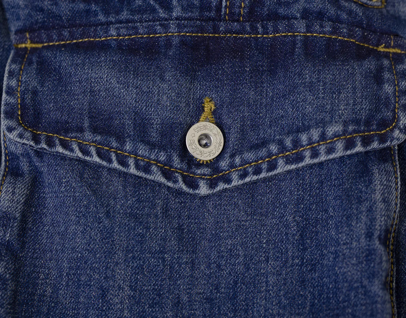 ANST 八袋 刺繡牛仔長褲/深藍 ST.47 882427