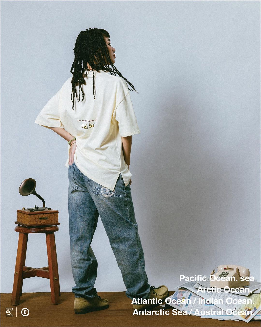 Cowave 2023 Spring & Summer College Cartoon tee