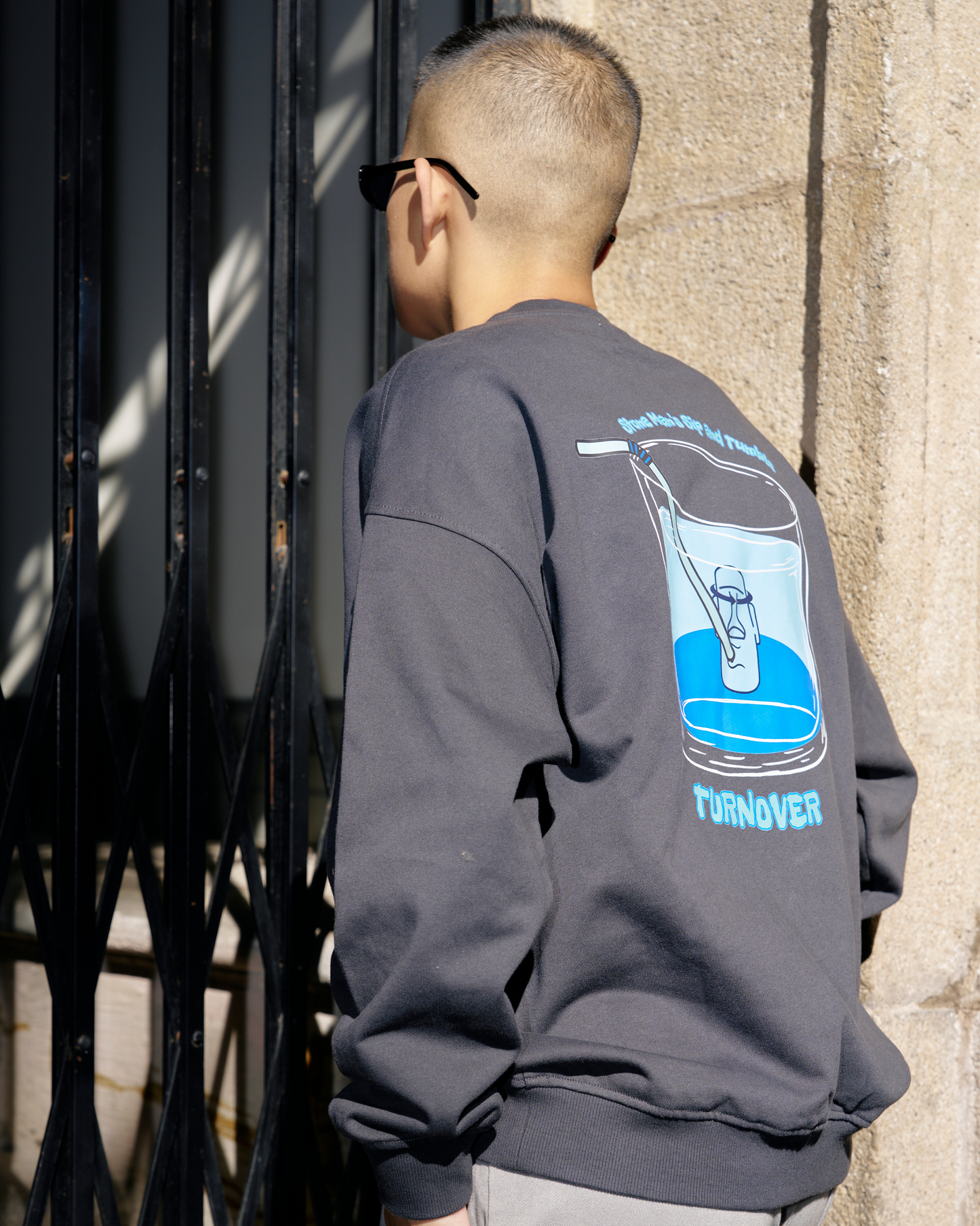 Turnover Stone Man's Sip and Tumble Sweater