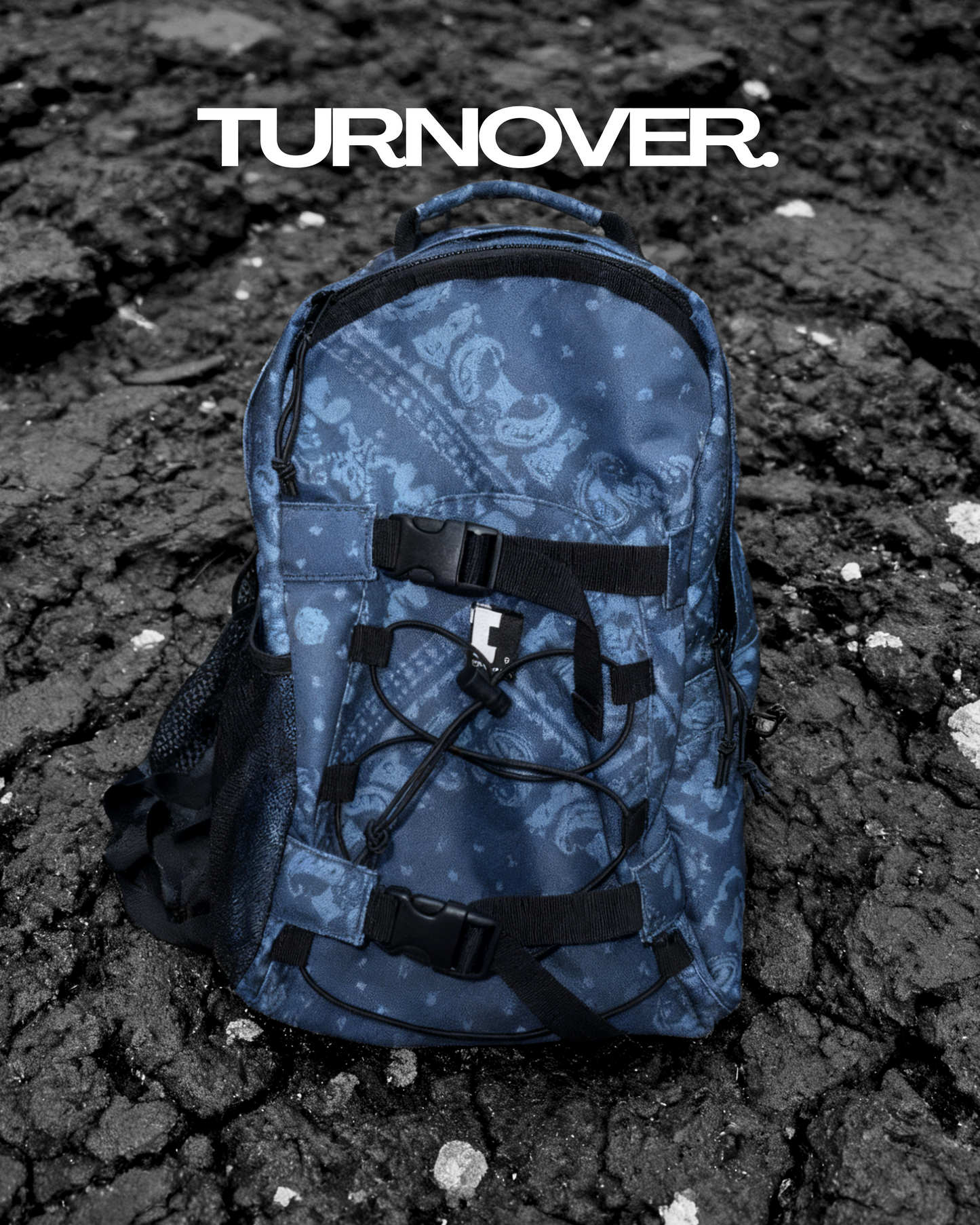 TURNOVER 2026AW Paisley Ranger “26AW-AS3 腰果書包” 藍色