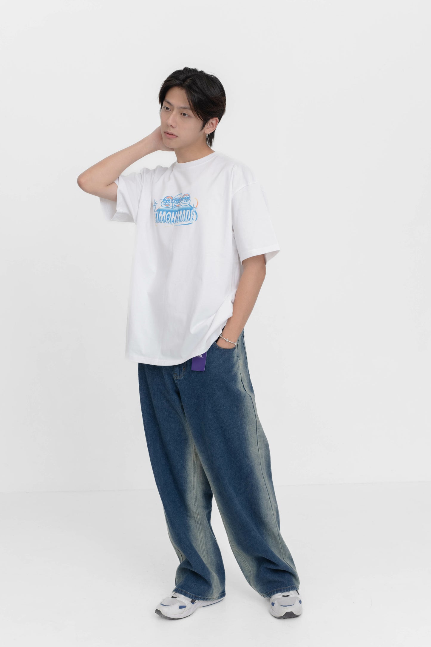 SIMON MADE MK-0402 SIMON FRIEND Y2K 電玩 短T