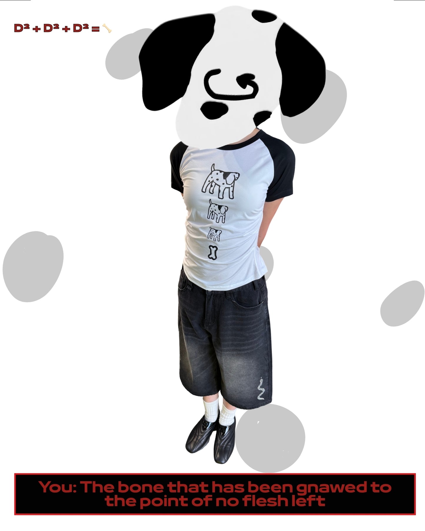 TURNOVER 2025SS D² + D² + D² = 🦴 TEE
“25SSWT16 斑點狗TEE”