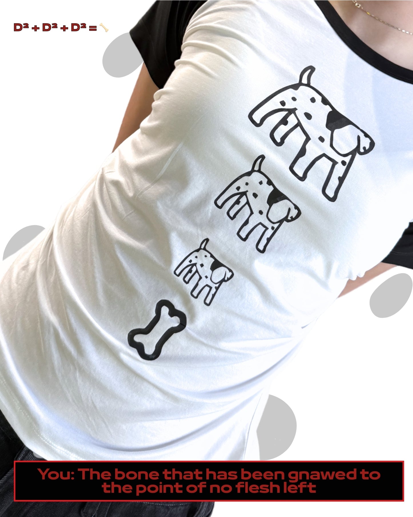 TURNOVER 2025SS D² + D² + D² = 🦴 TEE
“25SSWT16 斑點狗TEE”
