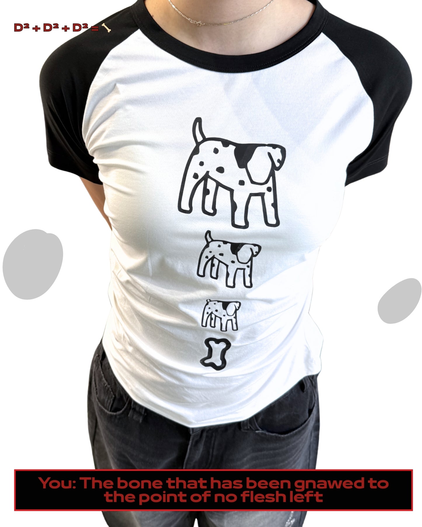 TURNOVER 2025SS D² + D² + D² = 🦴 TEE
“25SSWT16 斑點狗TEE”