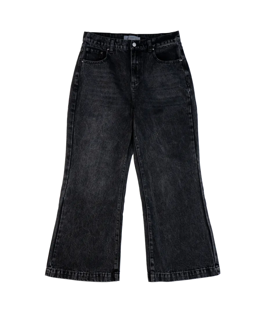 SIMON MADE BW-2419 BAGGY BOOTCUT 闊腿 牛仔褲