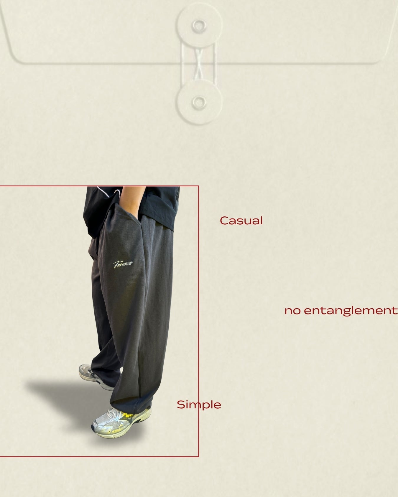 TURNOVER 2025SS The Elastic Life Pants
“25SS-LS9 彈性生活腰帶西褲 ”