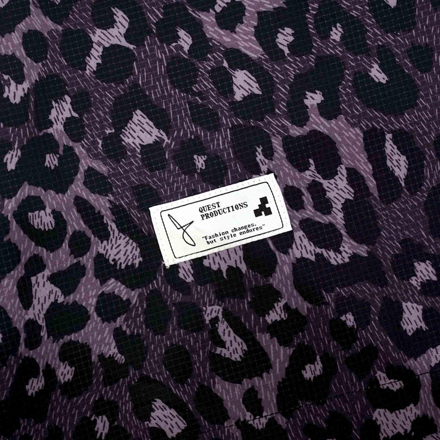 QUEST Leopard Print Shirt 涼感紫色豹紋襯衫