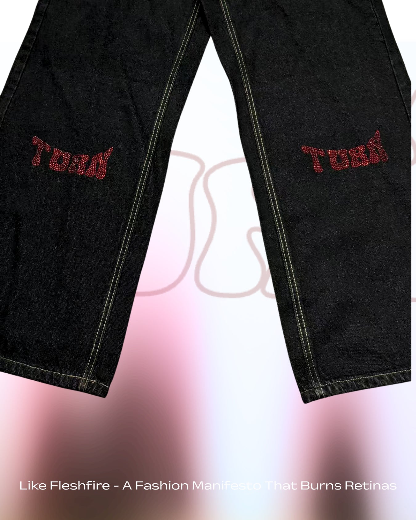 TURNOVER 2025S GUNROSE JEANS
“25SS-LS10 「赤」牛仔褲 ”