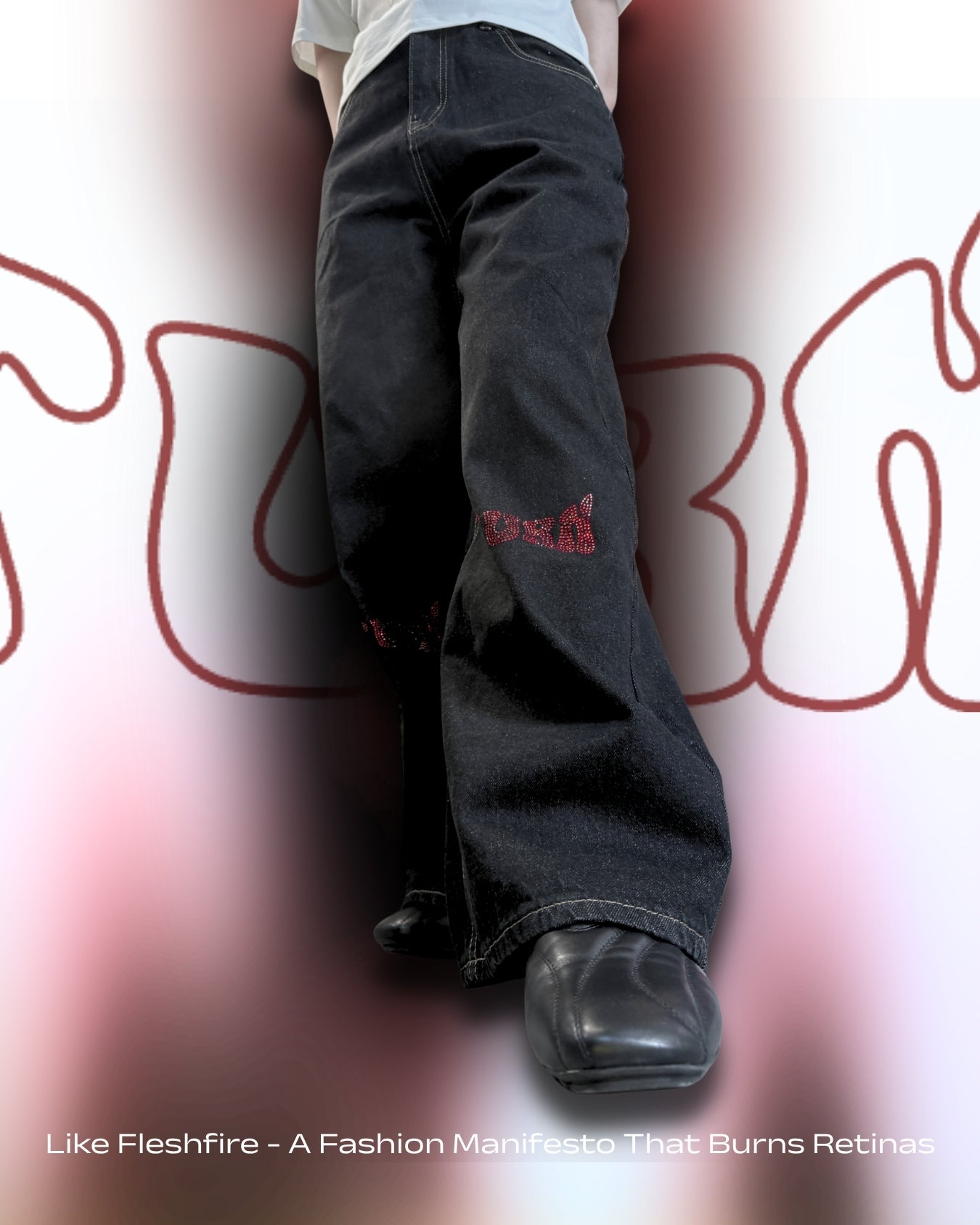 TURNOVER 2025S GUNROSE JEANS
“25SS-LS10 「赤」牛仔褲 ”