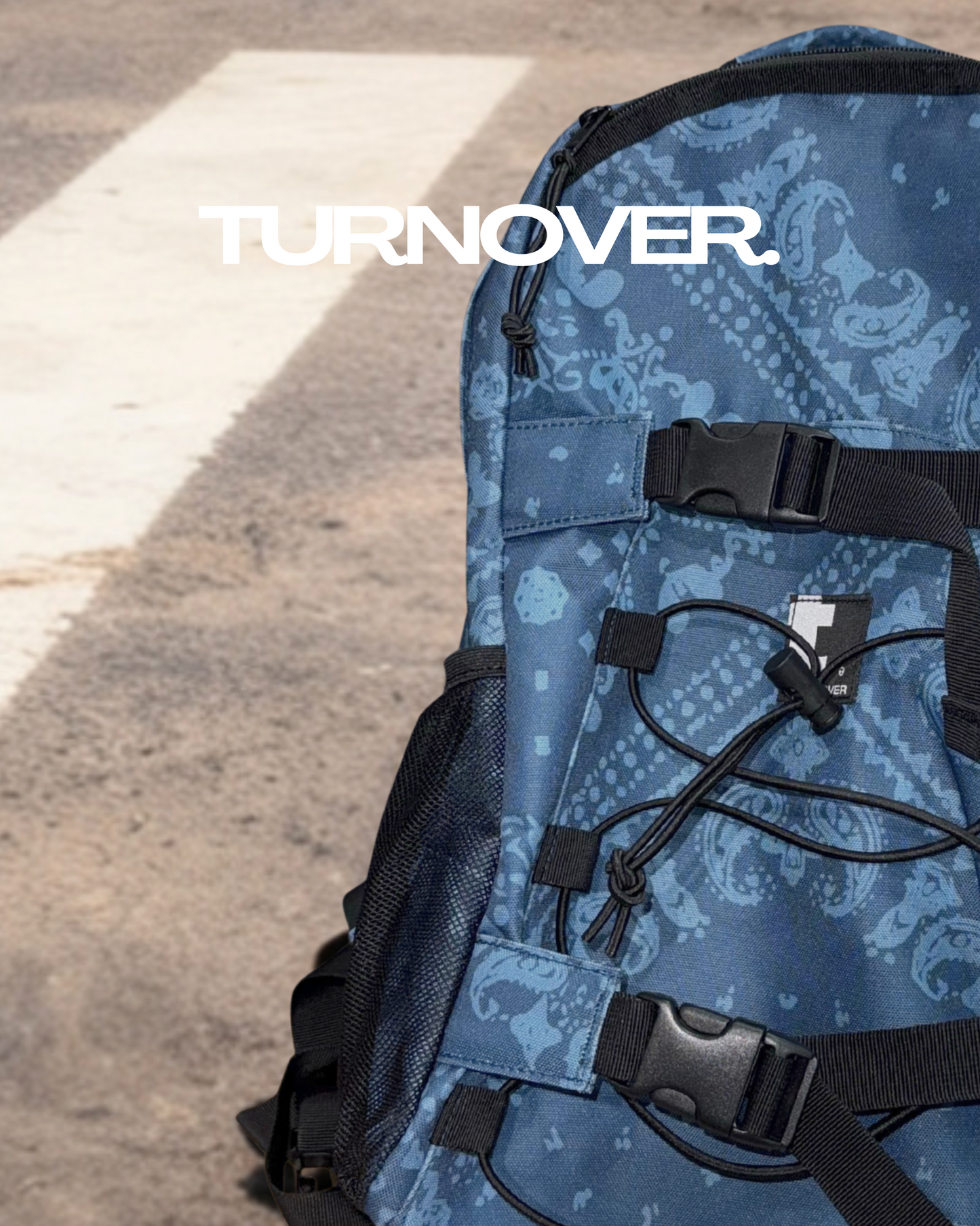 TURNOVER 2026AW Paisley Ranger “26AW-AS3 腰果書包” 藍色