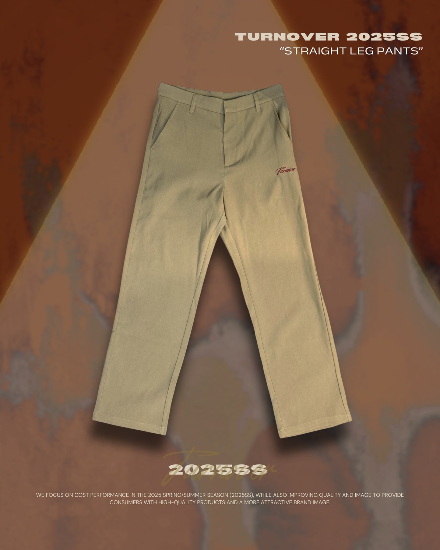 TURNOVER 2025SS STRAIGHT LEG PANTS
“25SS-LS1 直筒西褲”