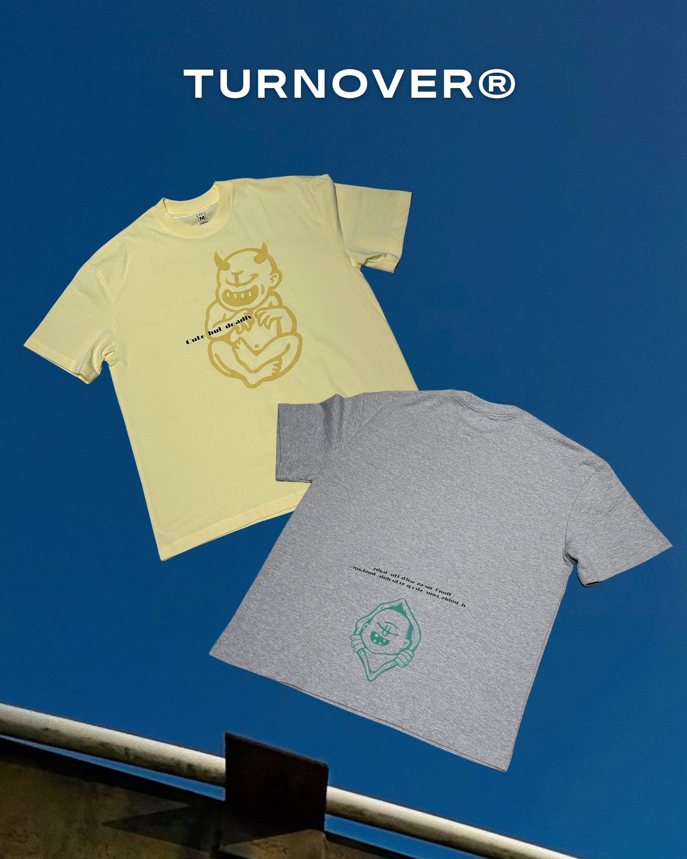 "短小精悍" TEE TURNOVER - T2608