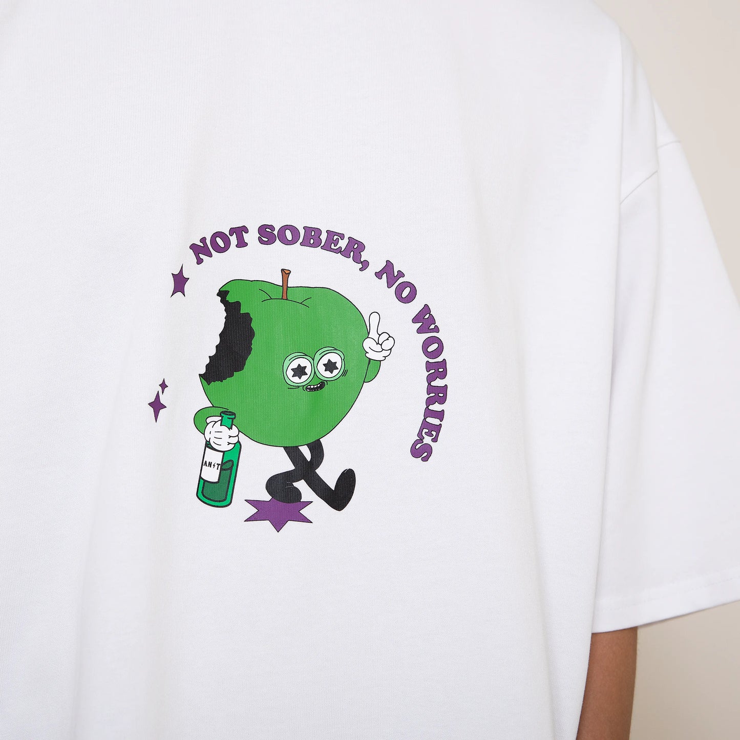 ANST APPLE-DRUNK & CAREFREE TEE