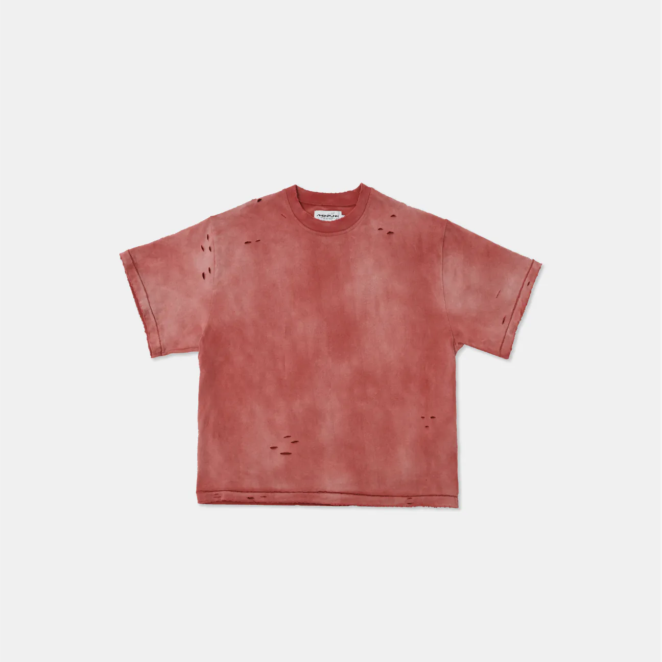 SIMON MADE TS-2466 VINTAGE 水洗 蟲洞 BOXY 短T