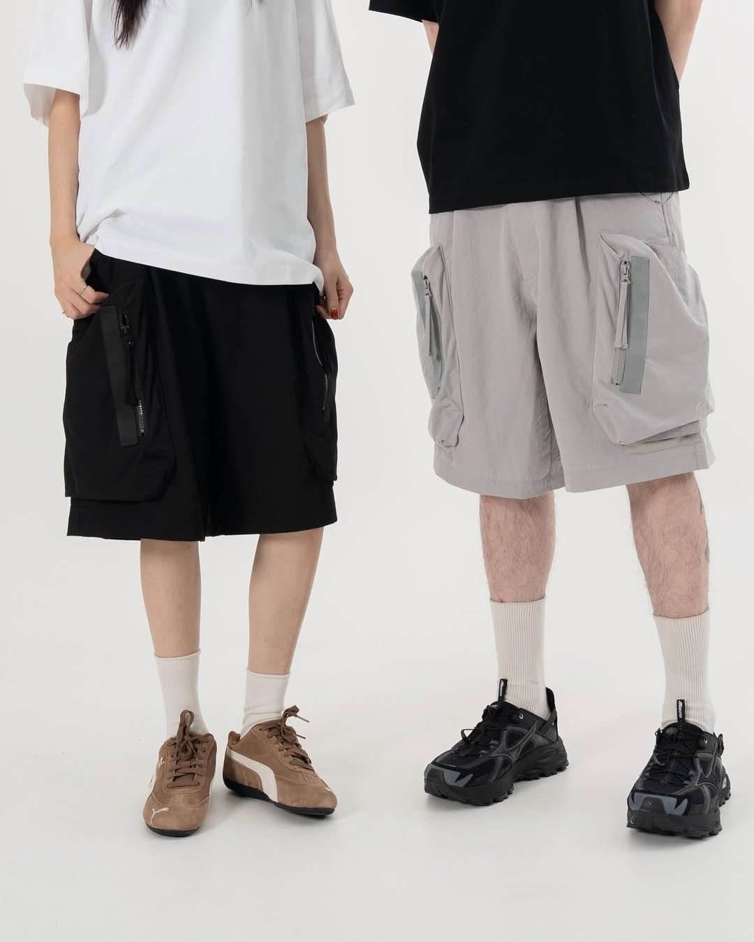 台灣品牌QUEST NYLON FUNCTIONAL SHORTS 機能口袋短褲