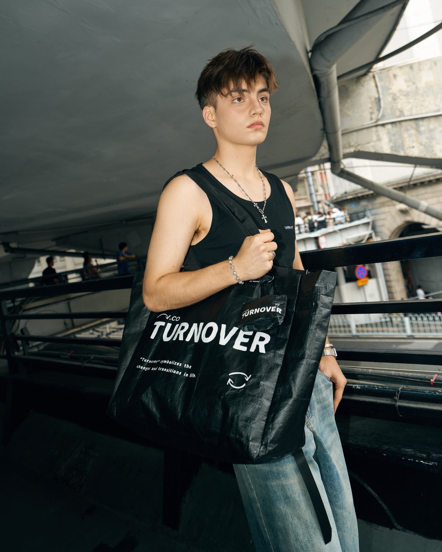 TURNOVER TOTE BAG