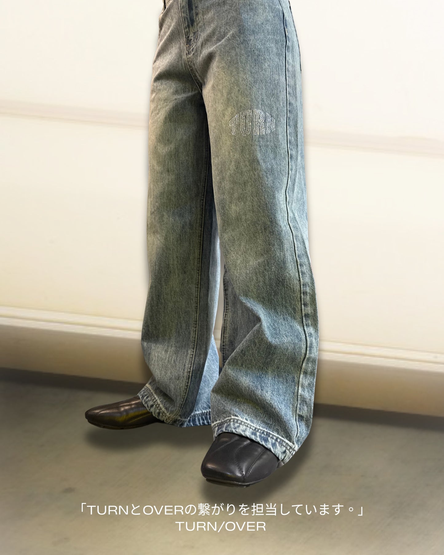 TURNOVER 2025S 「TURN/OVER」 JEANS
“25SS-LS11 「輪局」牛仔褲 ”