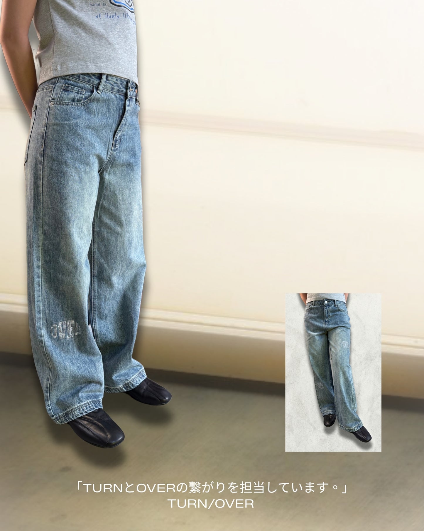 TURNOVER 2025S 「TURN/OVER」 JEANS
“25SS-LS11 「輪局」牛仔褲 ”