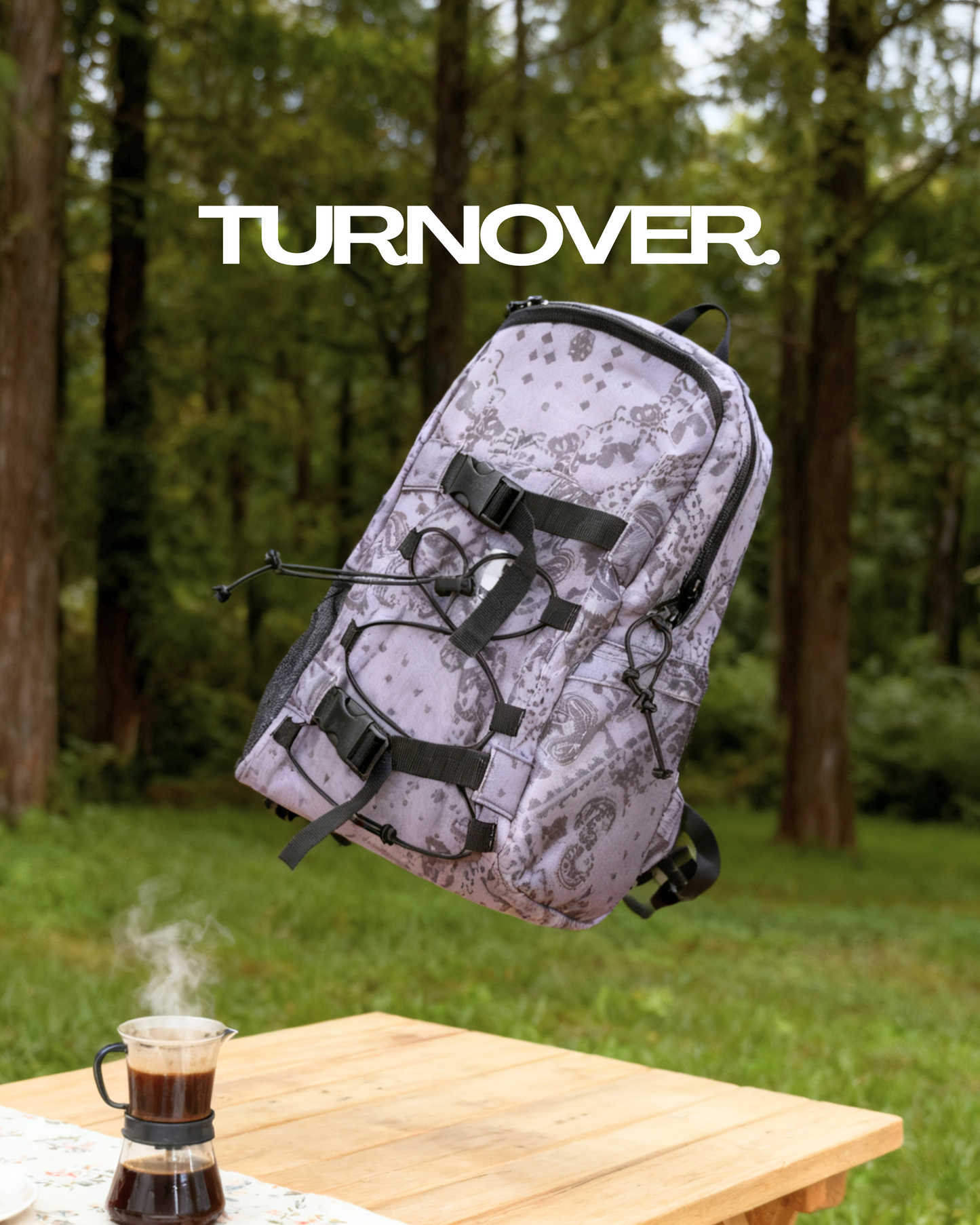 TURNOVER 2026AW Paisley Ranger “26AW-AS3 腰果書包” 紫色
