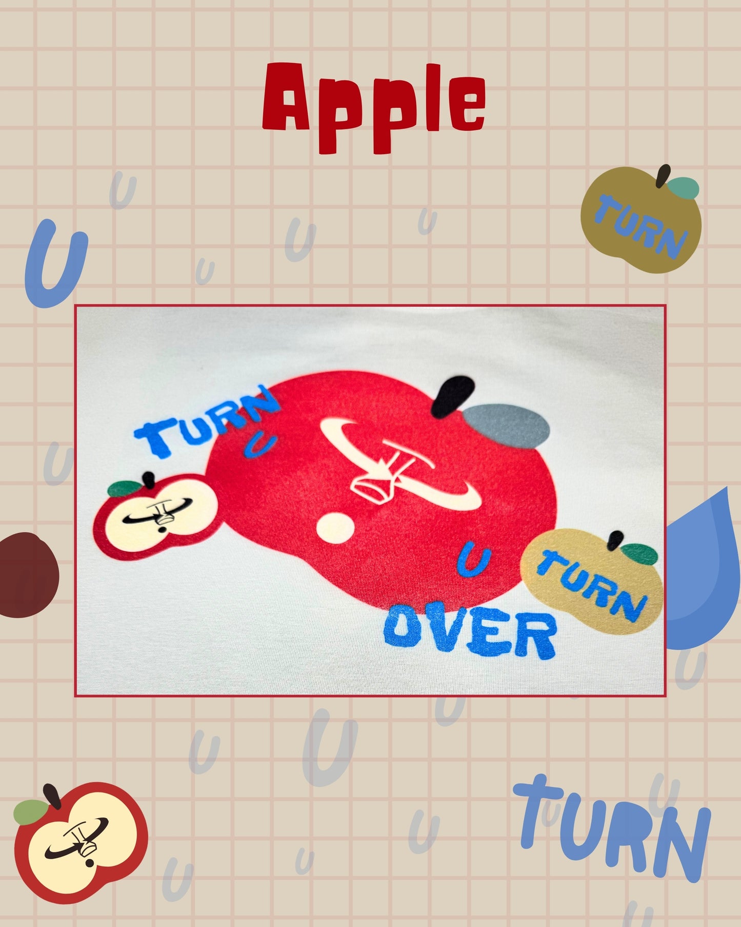 TURNOVER 2025SS APPLE TEE
“25SSWT2 蘋果少女TEE”