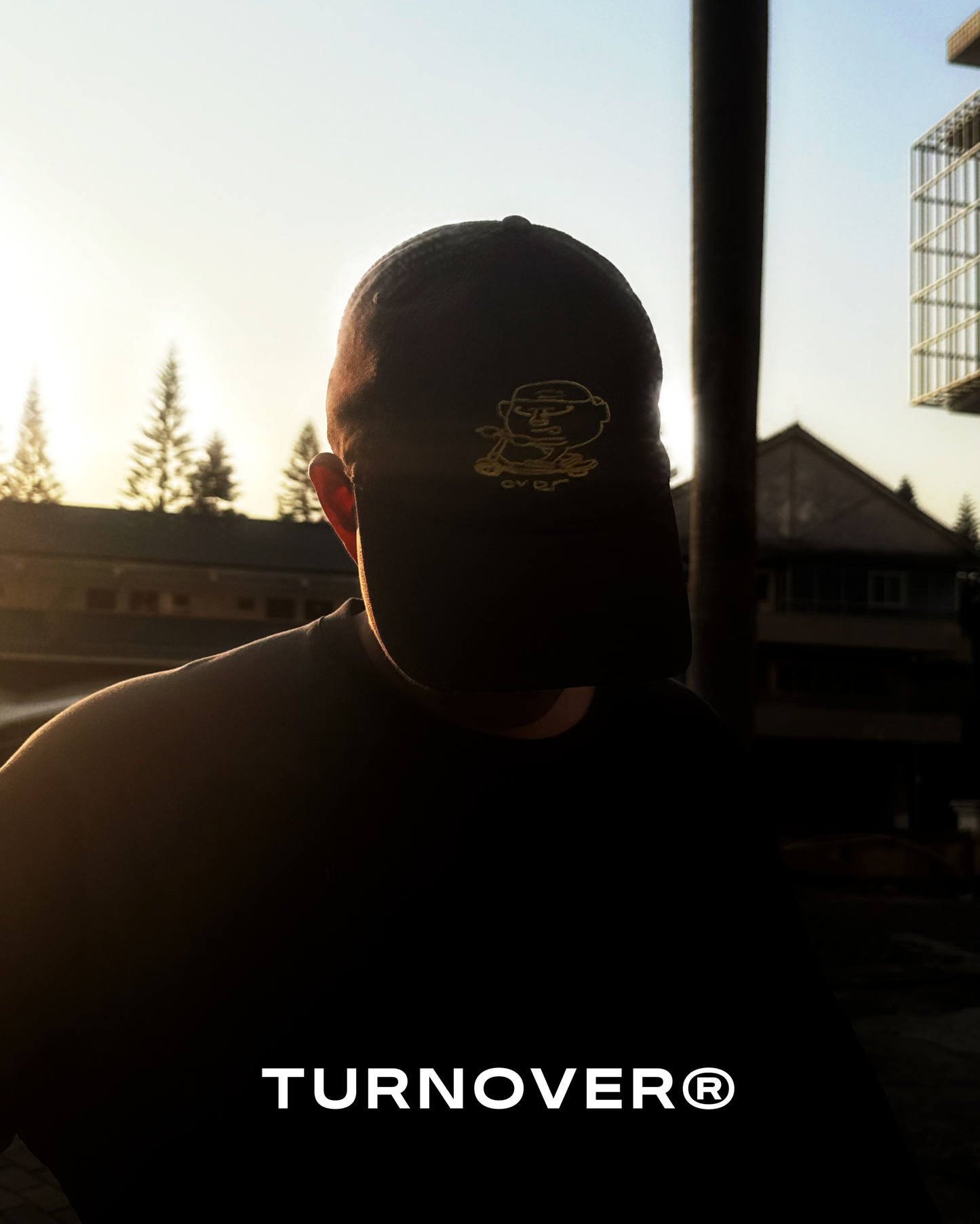 TURNOVER “25AW-CP3 日・樂 鴨舌帽” 啡色