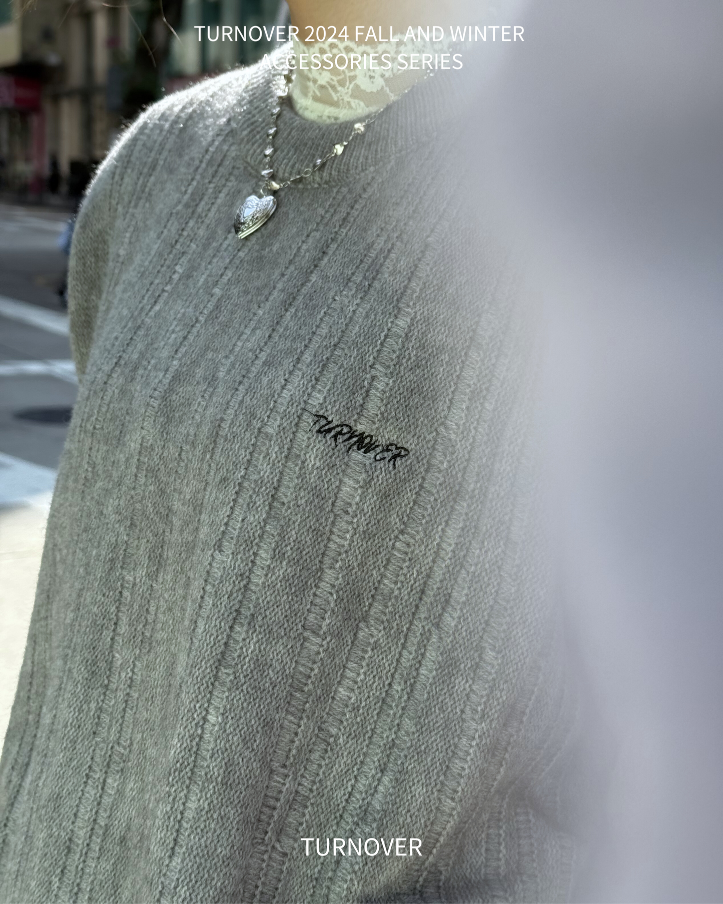 TURNOVER KNITTED LONG SLEEVE