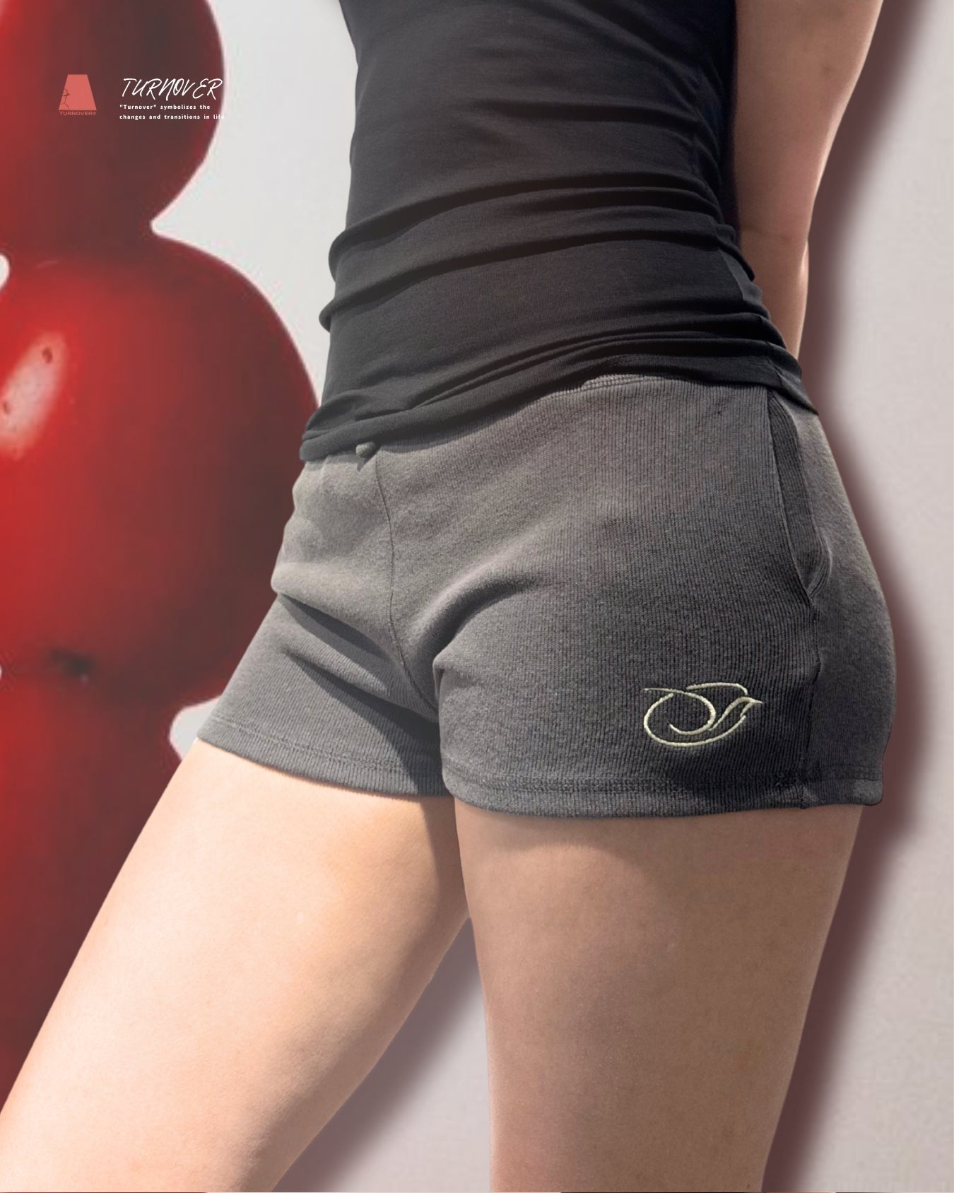 TURNOVER 2025SS Cheer Rebel shorts“25SS-WS1 美式超短運動褲”
